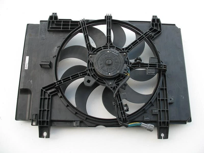 2009 2010 NISSAN CUBE COOLING RADIATOR FAN ASSEMBLY MOTOR UNIT WITH AC A/C 09 10 - Image 2 of 2