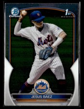 2023 Bowman #BCP-12 Jesus Baez Chrome Prospects Card New York Mets