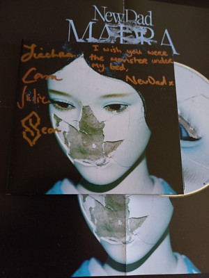 NEWDAD MADRA PERSONALLY SIGNED/AUTOGRAPH CD AND THEIR ADDED LYRICS /DOODLES #19