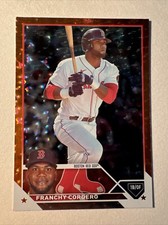 2023 Series 1 Base Orange Foil #42 Franchy Cordero /299 - Boston Red Sox