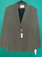 Libra Ladies New Green Mix Lined Fitted Blazer Jacket Coat Womens Size 14 'e87