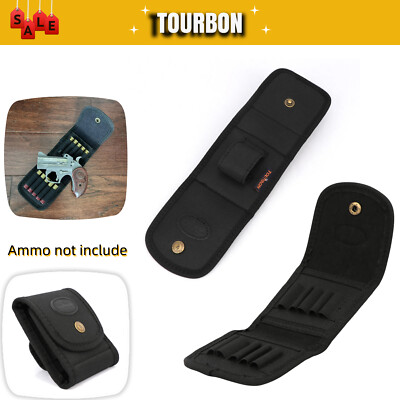 TOURBON Gewehrpatronenhalter 410GA Patronen/45-70 Munition Gürteltasche schwarz