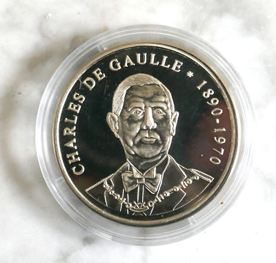 Très Grosse Médaille Général De Gaulle, Monnaie De Paris, 1970