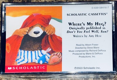 Scholastic Cassette Where s My Hug? By Amy Hest Audio Tape Only NEW Sealed