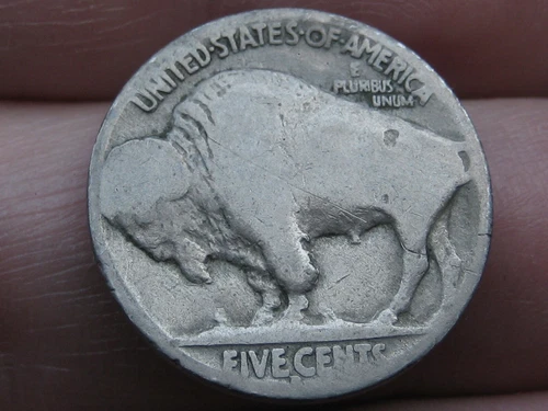 1913 D Buffalo Nickel-Denver, Good Reverse Details- T2, Type 2, Var 2, Variety 2