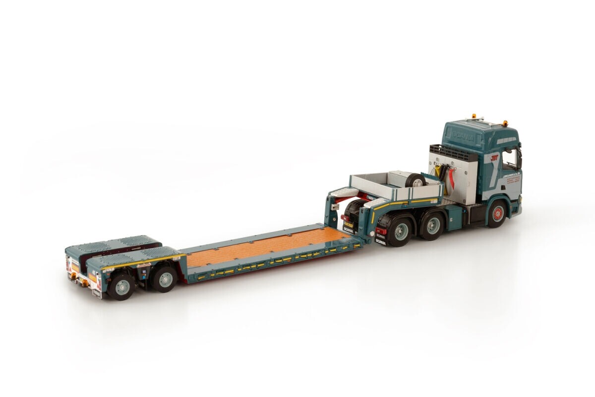 Scania R Highline CR20H Lowloader J. Brouwer en Zn WSI Models wsi