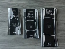 Wire Plate Holder Hanger Wall Display Hanging  White Adjustable Spring