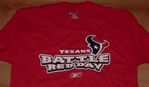 red texans shirt