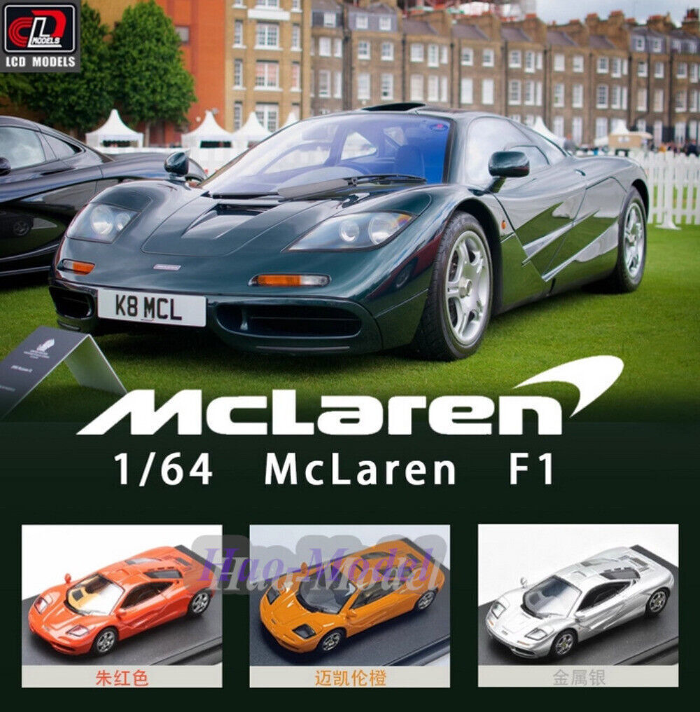 LCD 1/64 mclaren F1 MF1 Diecast Model Car Toys Gifts Display Ornament Collection