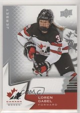 2020-21 Upper Deck Team Canada Juniors Women's WC Jerseys Loren Gabel #58 0b3