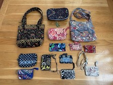 VERA BRADLEY LOT Wallets Small Bags Pouch Pouch ID Case Coin Purse Tote Bag Mix