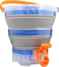 TANSAR Foldable Gel Ball Blaster Ammo Bucket, Portable Splatter Blaster... 