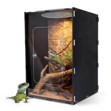 25 Gallon Reptile Tank Enclosure,16x16x24 Reptile Terrarium Acrylic Front Ope