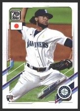 Yohan Ramirez #40 2021 Topps Japan Edition Seattle MarinersRC Rookie