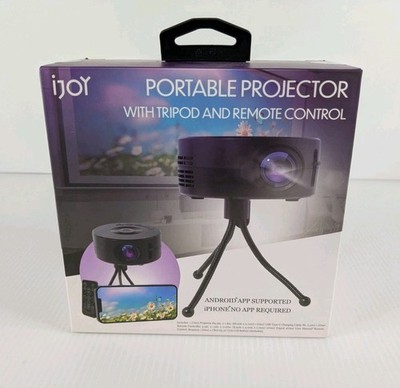 iJoy Portable Projector w/Tripod and Remote-Control Brand New Sealed