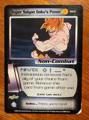 Dragon Ball Z BK6 Super Saiyan Goku's Power 2000 Score