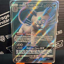 Alolan Persian GX 219/236 Ultra Rare Cosmic Eclipse Pokemon Holo NM on eBay