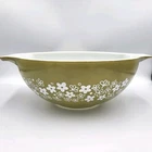 VINTAGE PYREX SPRING BLOSSOM CRAZY DAISY 4 QT #444 CINDERELLA MIXING BOWL