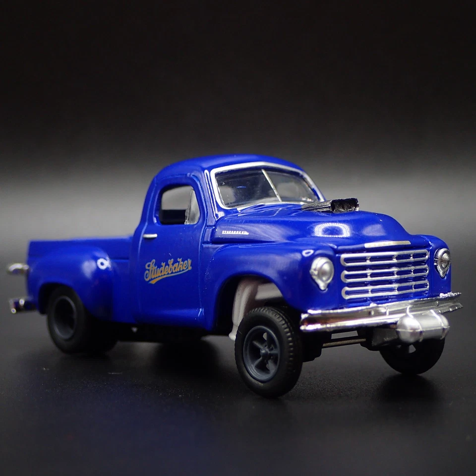 1950 50 STUDEBAKER 2R Pickup Truck Gasser NHRA 1:64 Scala Modello Auto Diecast - Immagine 4 di 4