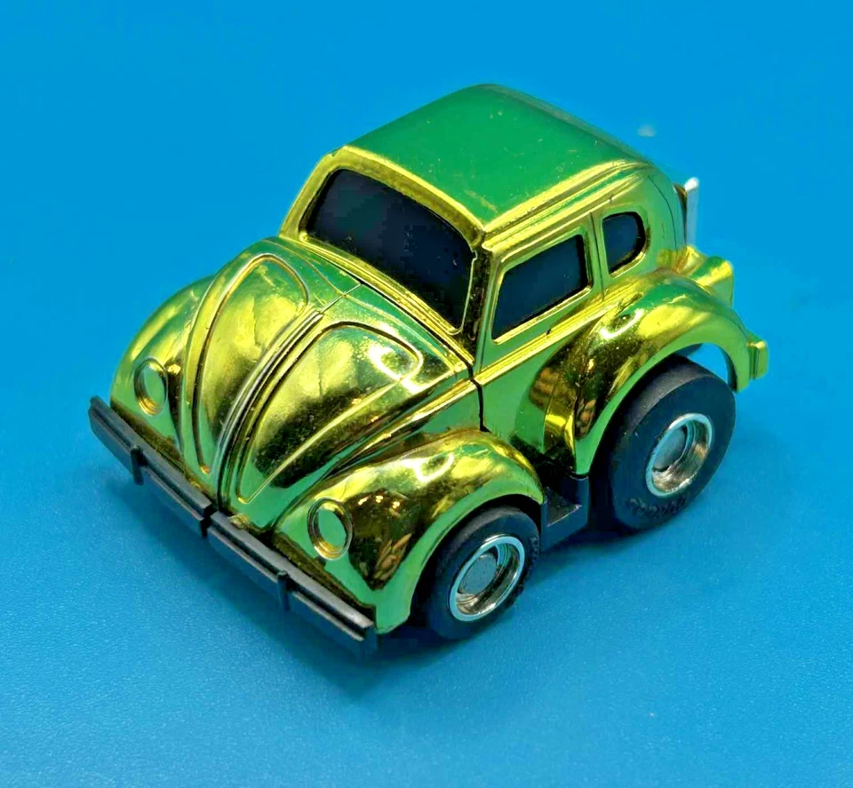 1980s Transformers G2 Bumblebee Metallic Gold Mini AutoBot Hasbro VW Beetle - Image 2 of 3