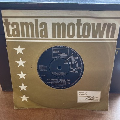 GLADYS KNIGHT & THE PIPS-EVERYBODY NEEDS LOVE 7'' vinyl MOTOWN 
