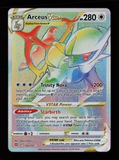 Carte Pokemon Arceus VSTAR 176/172 Arcobaleno Rare Stelle Brillanti