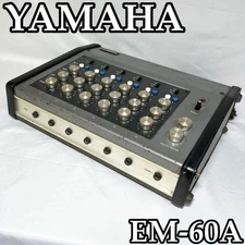 Yamaha EM-60A Vintage 6-Ch Mixer Amp 45W Built-In Amp Japan 1972 Junk As-Is