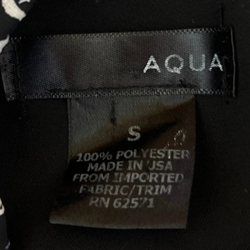 Camiseta sin mangas túnica abertura camisola chevron negra multicolor Aqua talla S Foto 3 de 3