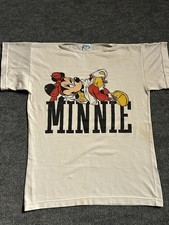 Vintage Disney Minnie Mouse T Shirt Thin Spell Out Made in USA XL/L tagged Small