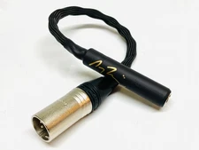 Pine Tree Audio A2H Balanced XLR 4 Pin Male to 1/4" TRS Female Headphone Adapter