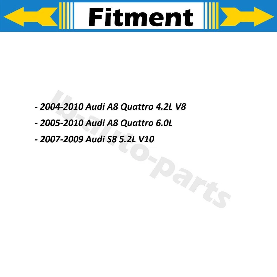 Manguera de freno delantero 2x para Audi S8 2007-2009 5,2 L Foto 2 de 4