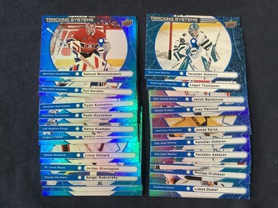 2025-26 Upper Deck TRACKING SYSTEMS Insert Hockey Cards. You Pick From List