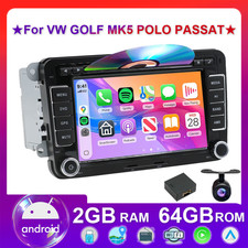 Head Unit FOR VW GOLF MK5 POLO PASSAT JETTA CarPlay Android16 Car Stereo GPS AHD