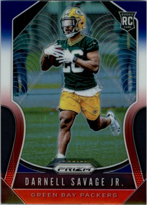 #ad 2019 Panini Prizm Prizms Red White and Blue #383 Darnell Savage Jr. FB $3.00