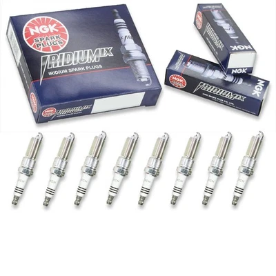 8 pc NGK 5107 LZTR7AIX-13 Iridium IX Spark Plugs for ITL22 Ignition Wire ja - Image 1 of 4