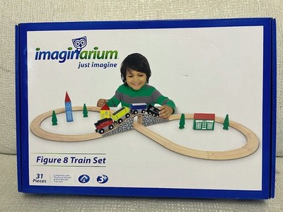 Imaginarium Figure 8 Train Set Wooden Track Accessories Compatible w Thomas Brio