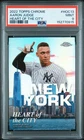 2022 TOPPS CHROME HEART OF THE CITY HOC13 AARON JUDGE PSA 9
