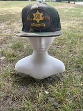 Camo JE Safety Award Vintage Trucker Hat