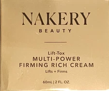 Nakery Beauty Lift-Tox Multi-Power Firming Rich Cream 2oz NIB