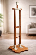Medieval Wooden Armor Display Stand 5ft Knight Suit Helmet Holder Handmade