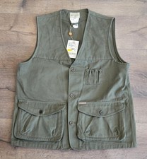 Beretta Men's Hunting Vest XL Green Cotton NWT Shooting Vest Made in Italy