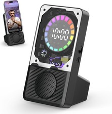 Wireless Induction Speaker 5-in-1 Bluetooth Speaker with Phone Stand,Stereo S...