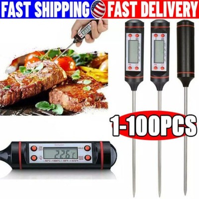 Instant Read Digital Meat Thermometer BBQ Grill Smoker For Kitchen Food Cooking