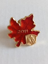 Mapel Leaf 2011 Enamelled Pin Badge
