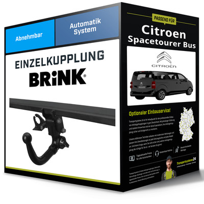 Abnehmbare Anhängerkupplung für CITROEN Spacetourer Bus 06.16- Typ V_ Brink NEU