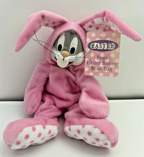 2000 Looney Tunes Bugs Dressed Easter Bunny Warner Bros Studio Store 10" Plush