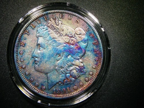VF+ 1891-O MORGAN SILVER DOLLAR VF+ DETAIL TONED BEAUTIFUL COLLECTOR COIN M-1282