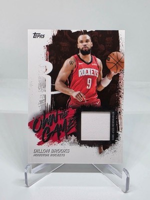 Dillon Brooks 2025 Topps Own the Game-Worn Patch Houston Rockets #OTGA-DB