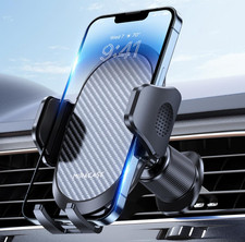 Phone Holders for Your Car with Newest Metal Hook Clip Air Vent Cell Phone Mount
