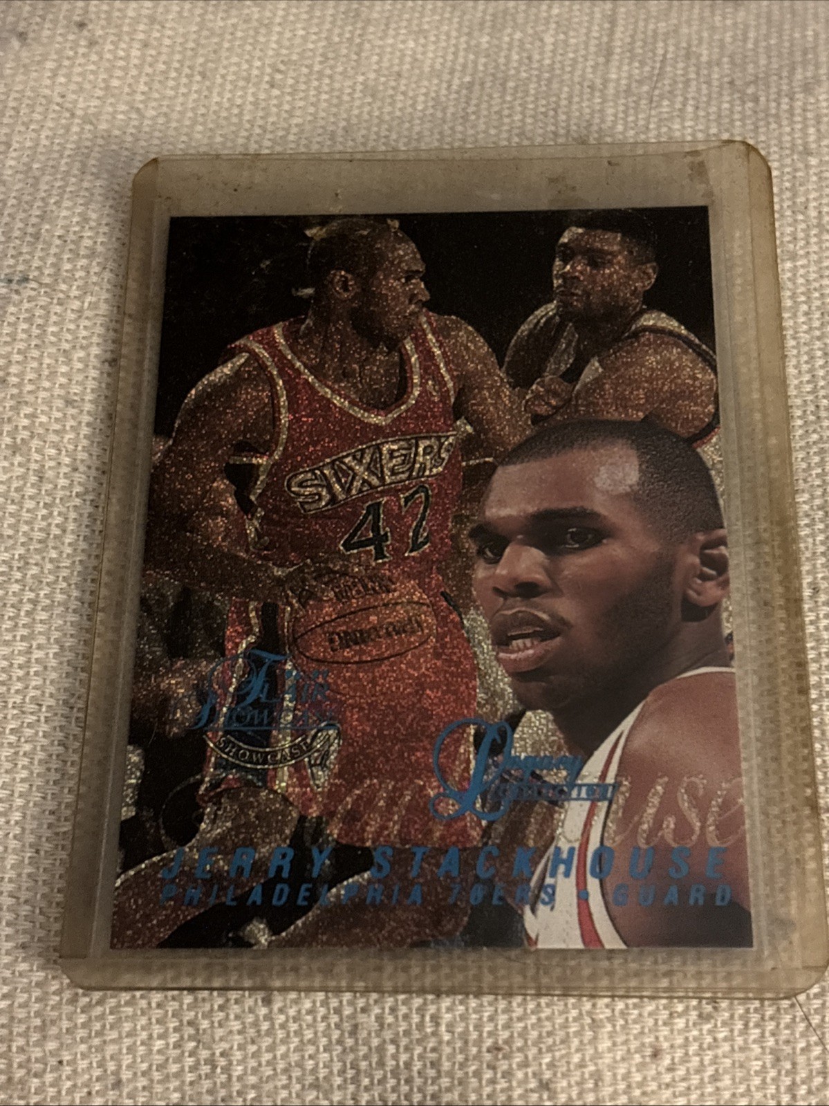 1996-97 Flair Showcase Row 0 #16 Jerry Stackhouse Legacy Collection #5/150 Rare!